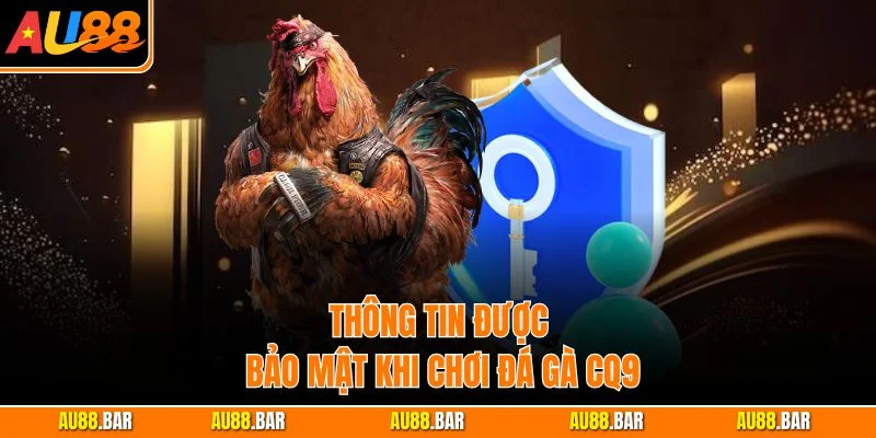Thông tin được bảo mật khi chơi đá gà CQ9